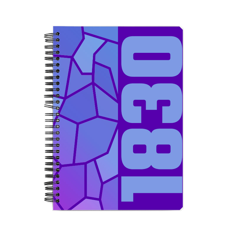 1830 Year Notebook (Purple)
