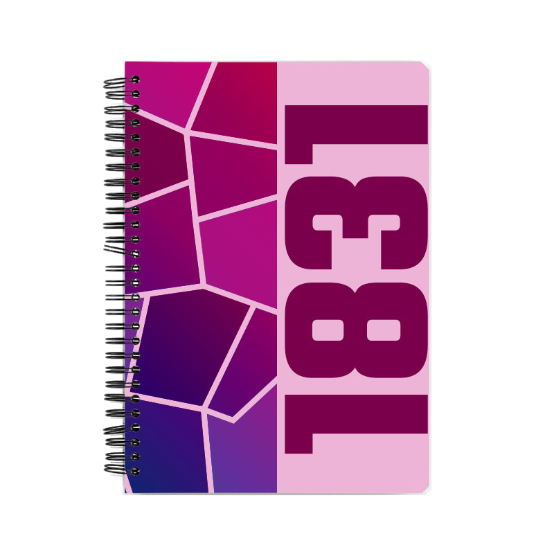 1831 Year Notebook (Light Pink)