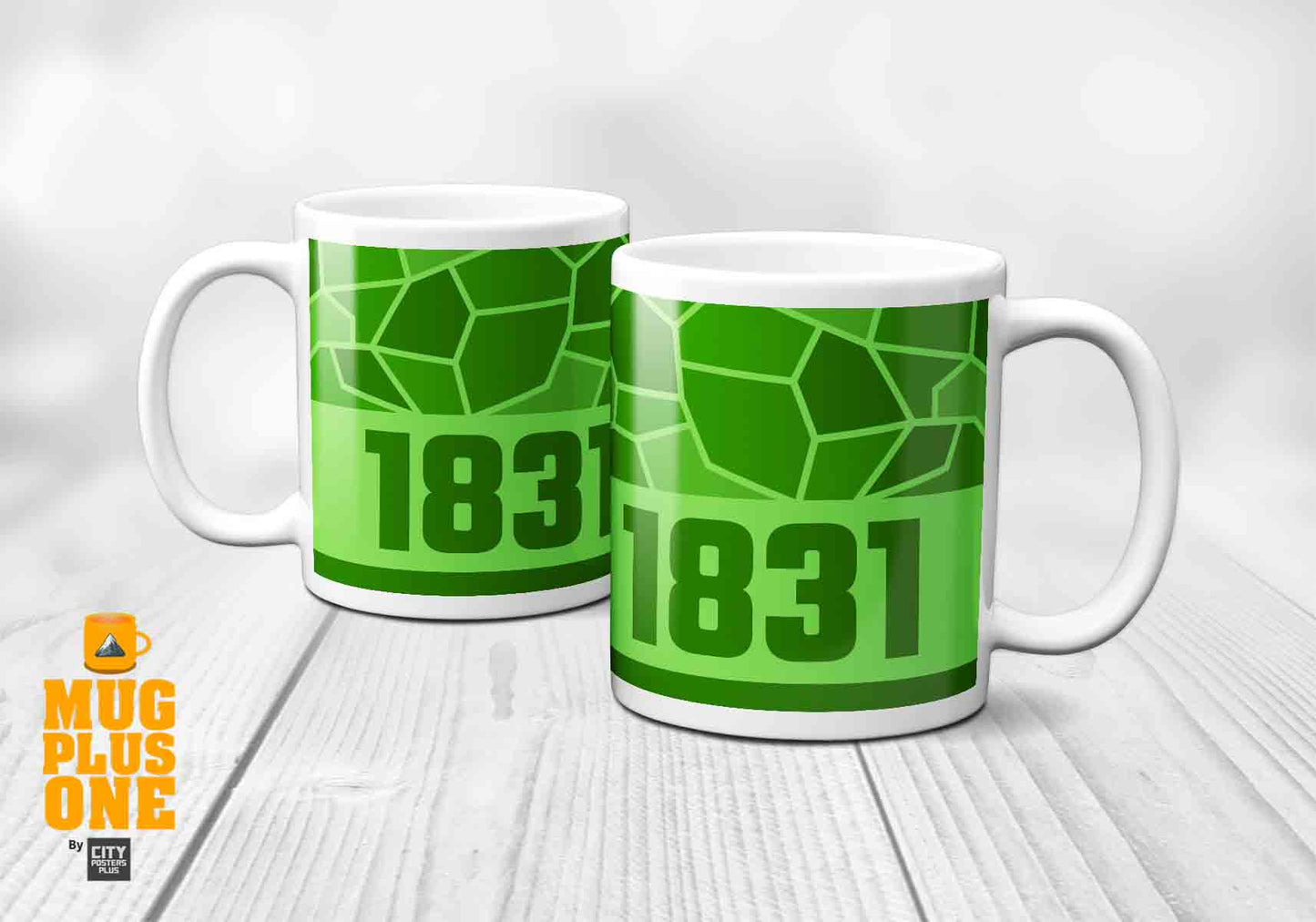 1831 Year Mug (11oz, Liril Green)