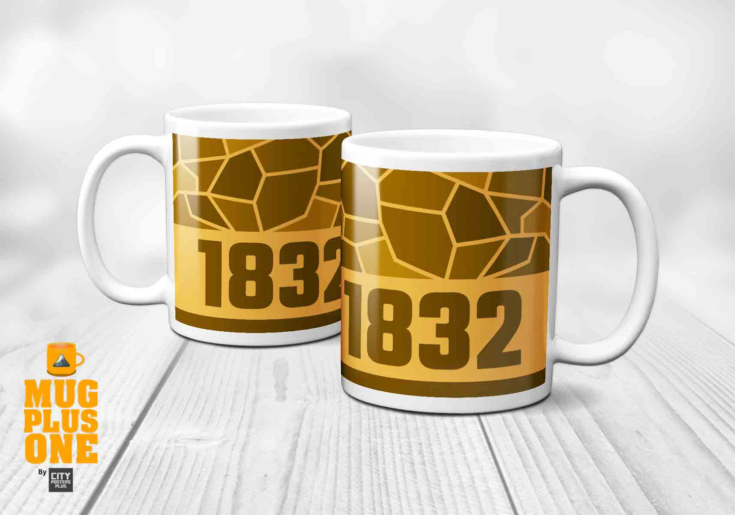 1832 Year Mug (11oz, Golden Yellow)
