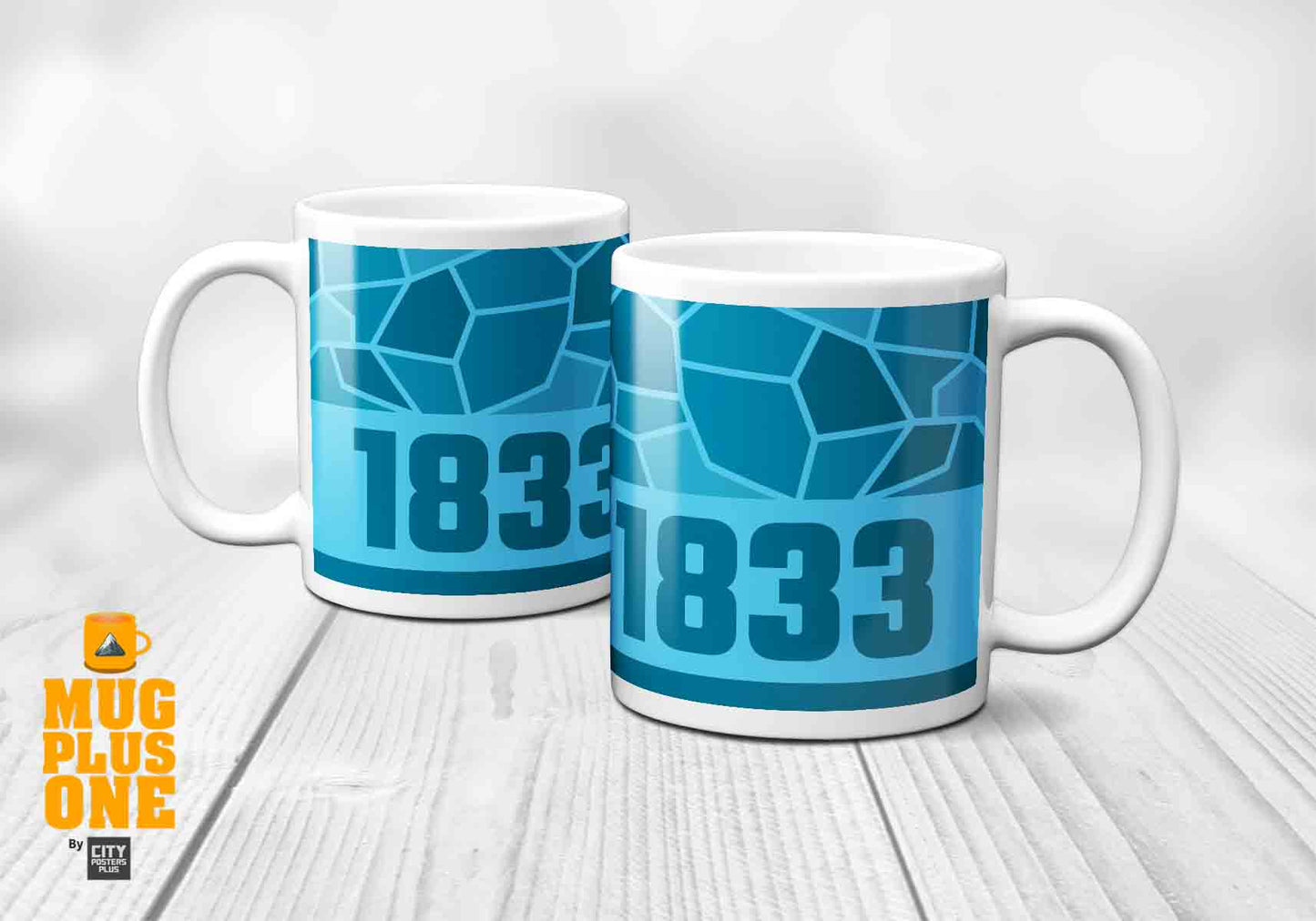 1833 Year Mug (11oz, Sky Blue)
