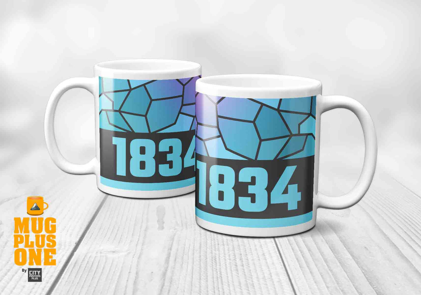 1834 Year Mug (11oz, Charcoal Grey)