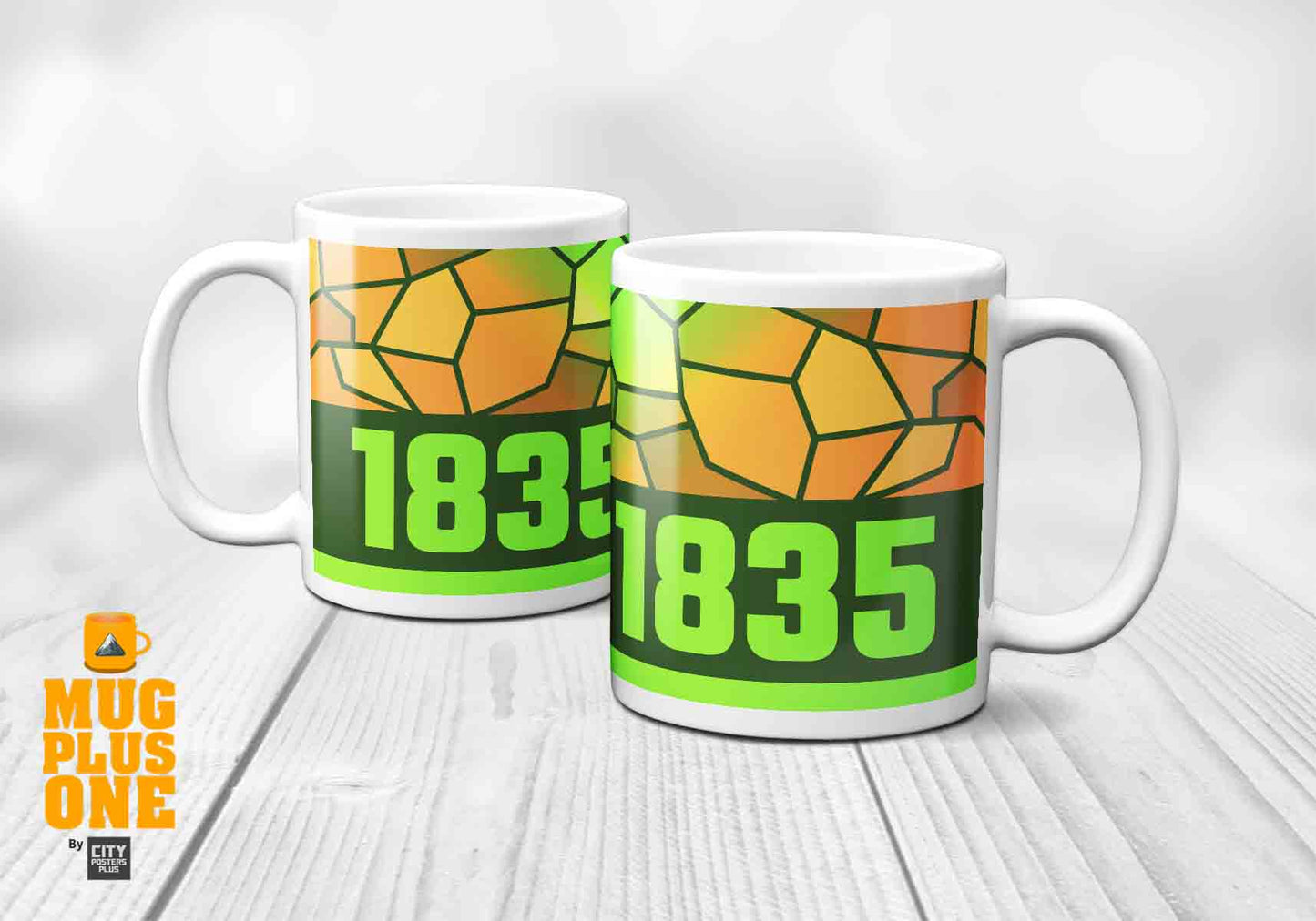 1835 Year Mug (11oz, Olive Green)