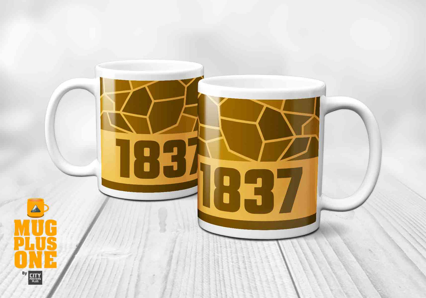 1837 Year Mug (11oz, Golden Yellow)