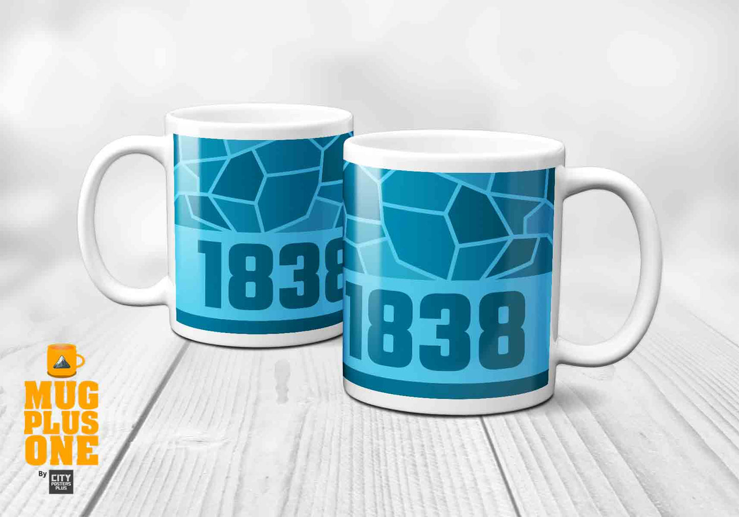 1838 Year Mug (11oz, Sky Blue)