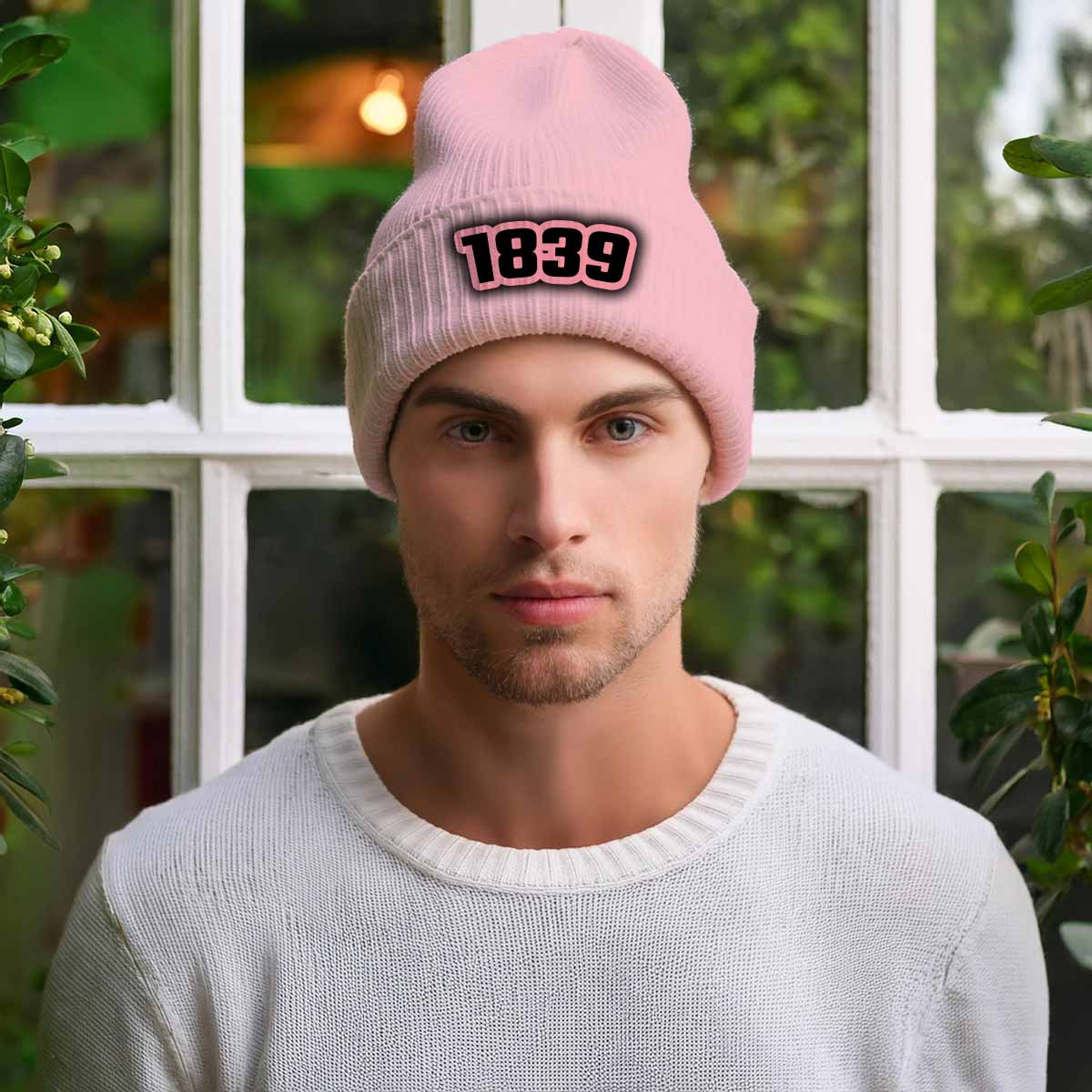 1839 Year Beanie | Vintage & Future Year Knit Winter Hat | Beanies Plus by City Posters Plus