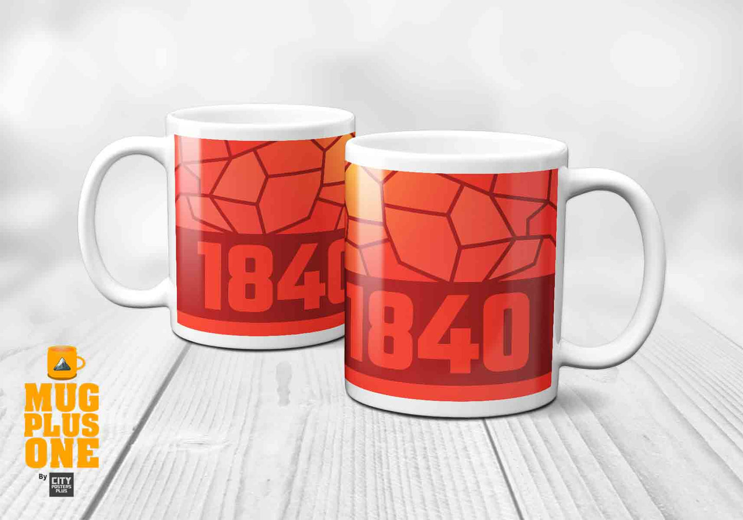 1840 Year Mug (11oz, Red)