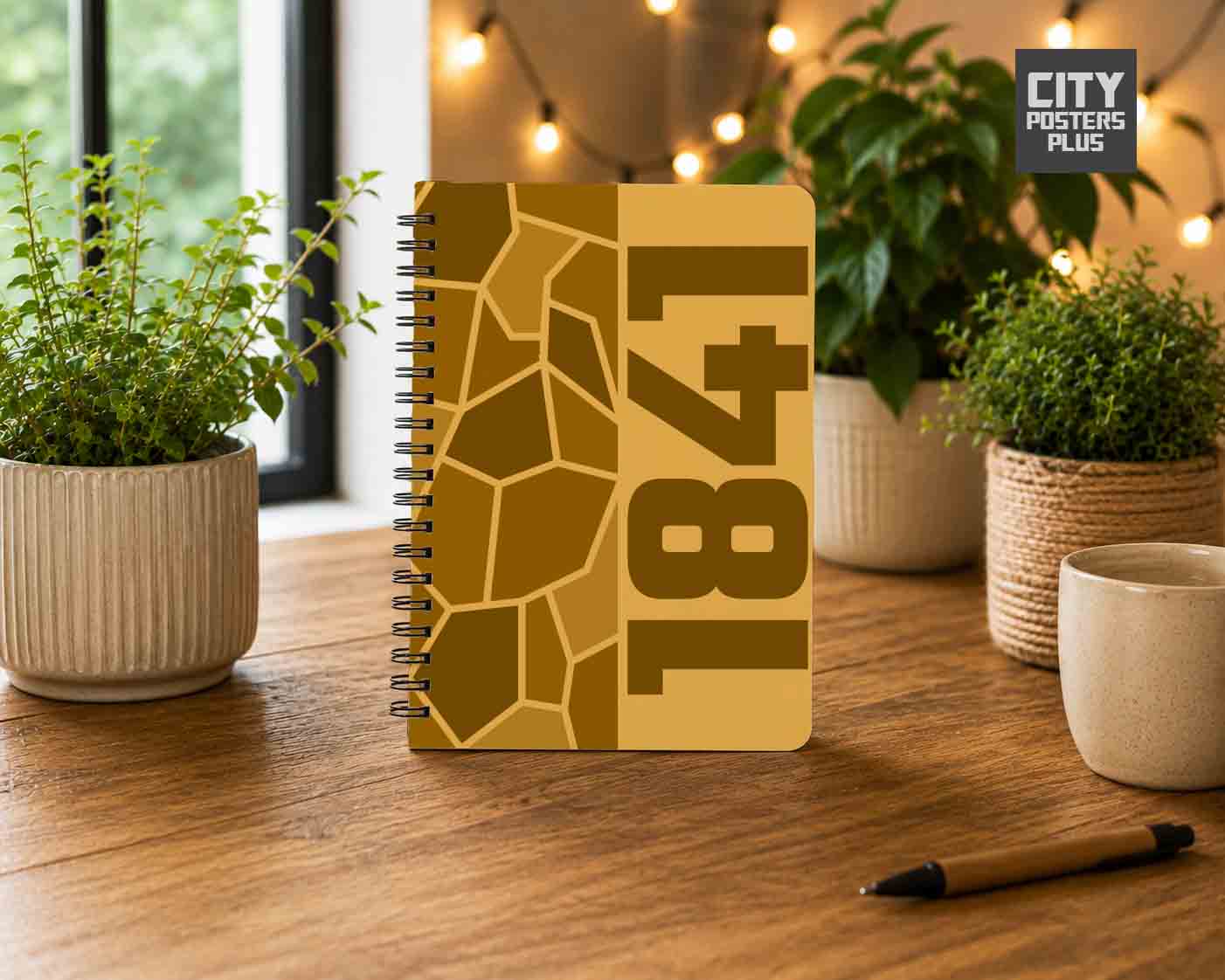1841 Year Notebook (Golden Yellow)
