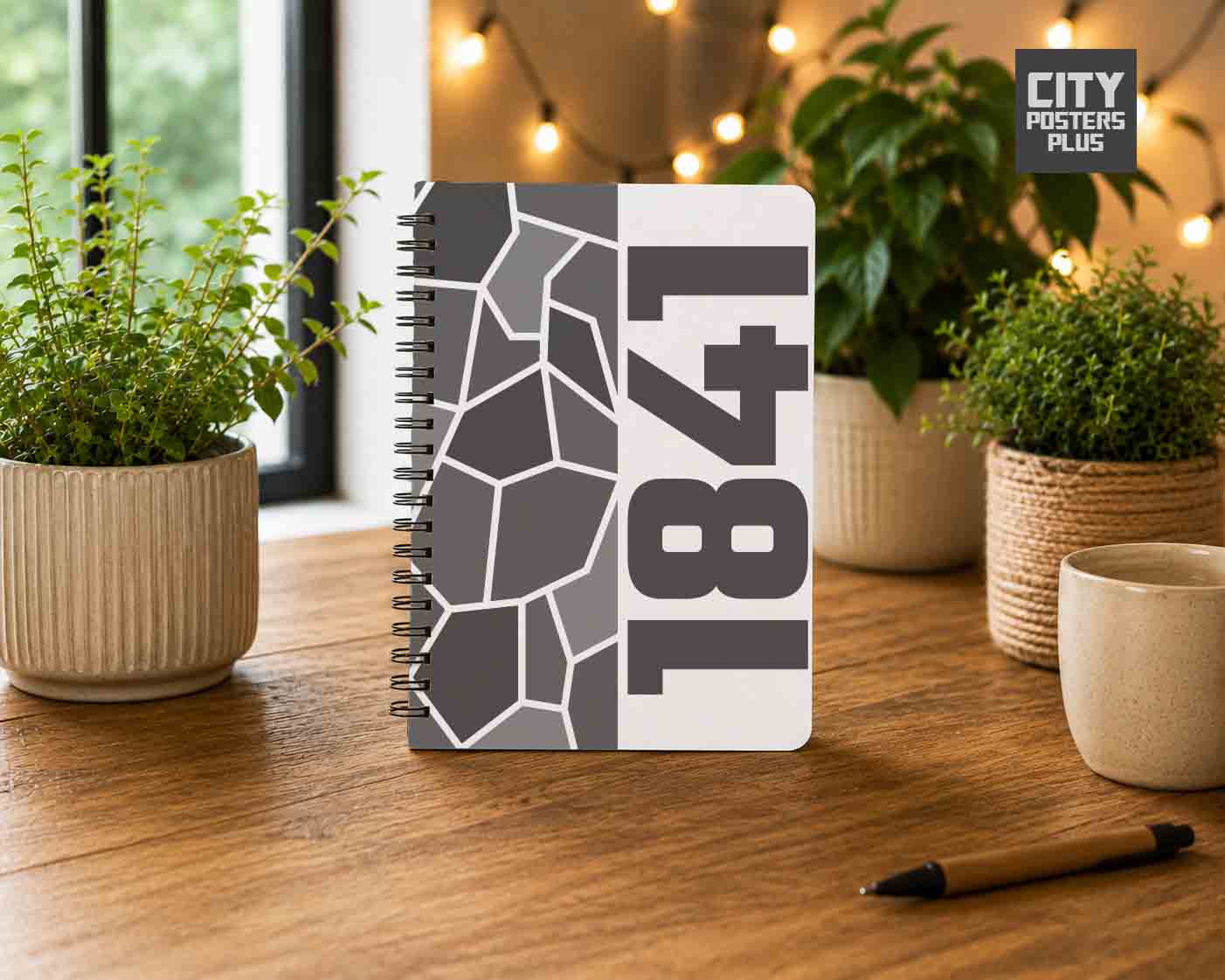 1841 Year Notebook (White)