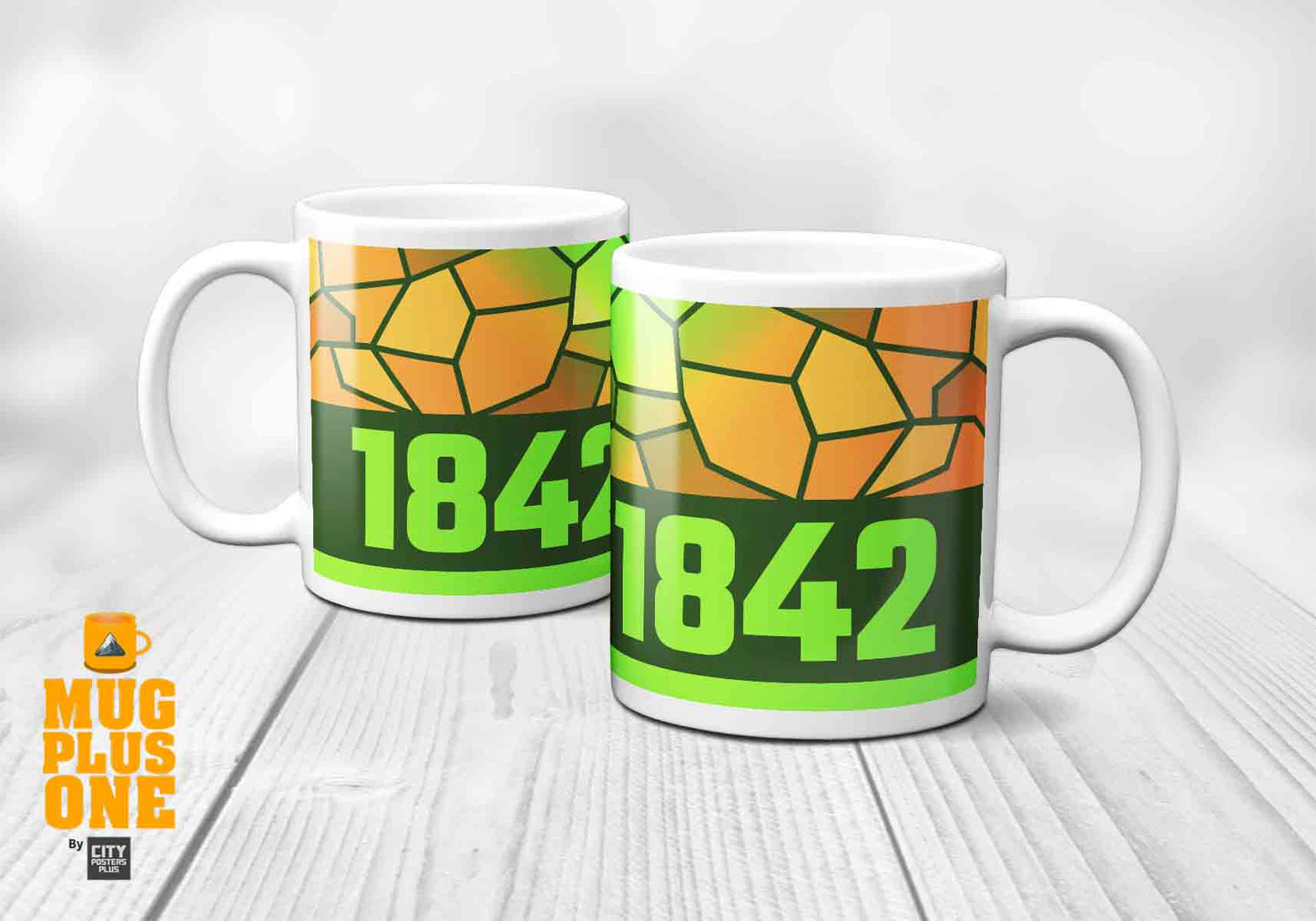 1842 Year Mug (11oz, Olive Green)