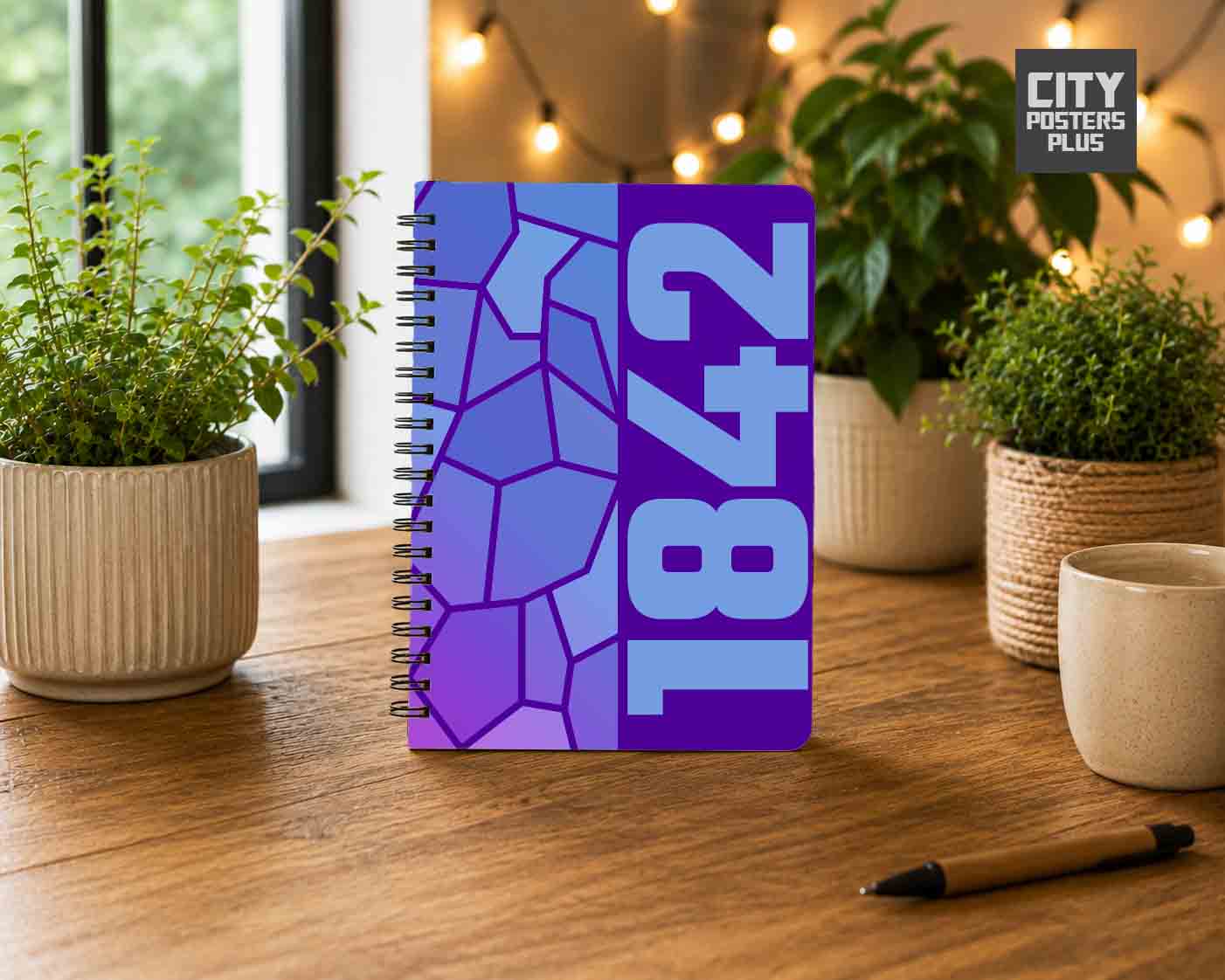 1842 Year Notebook (Purple)