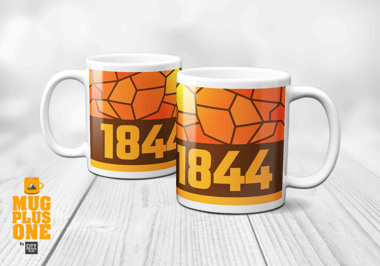 1844 Year Mug (11oz, Brown)