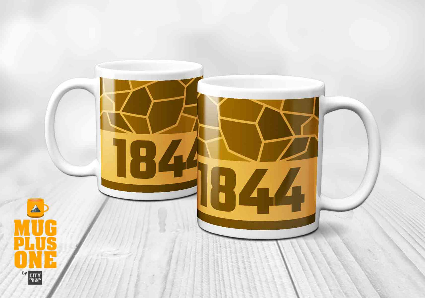 1844 Year Mug (11oz, Golden Yellow)