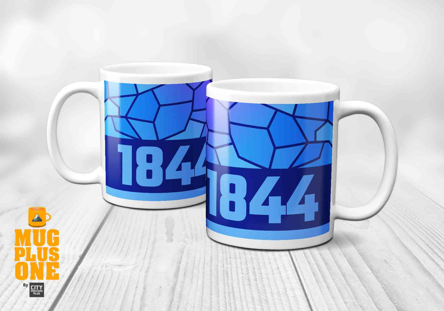 1844 Year Mug (11oz, Royal Blue)
