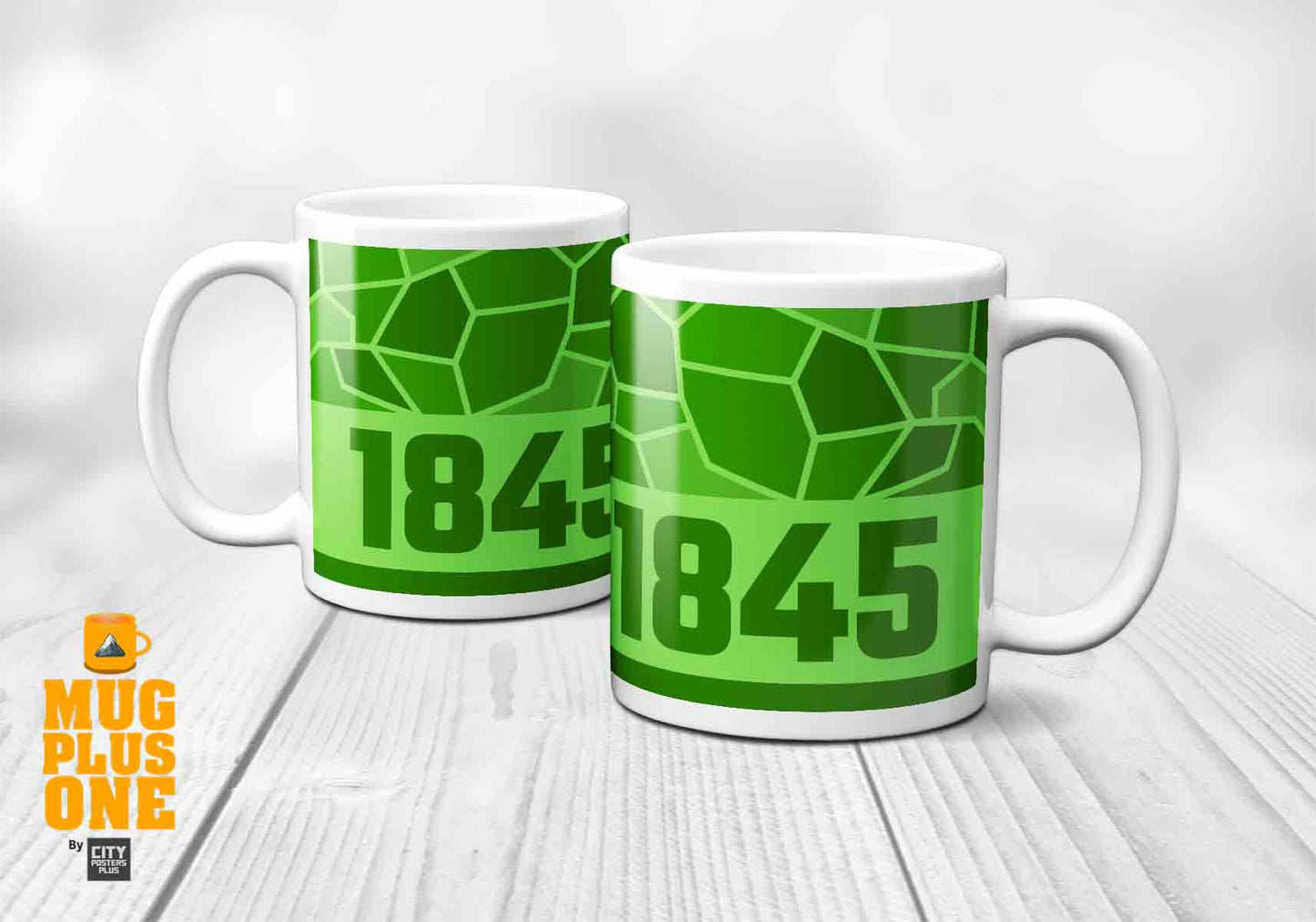 1845 Year Mug (11oz, Liril Green)
