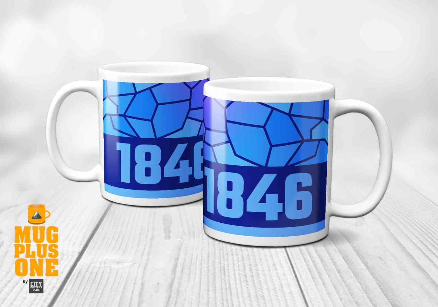 1846 Year Mug (11oz, Royal Blue)