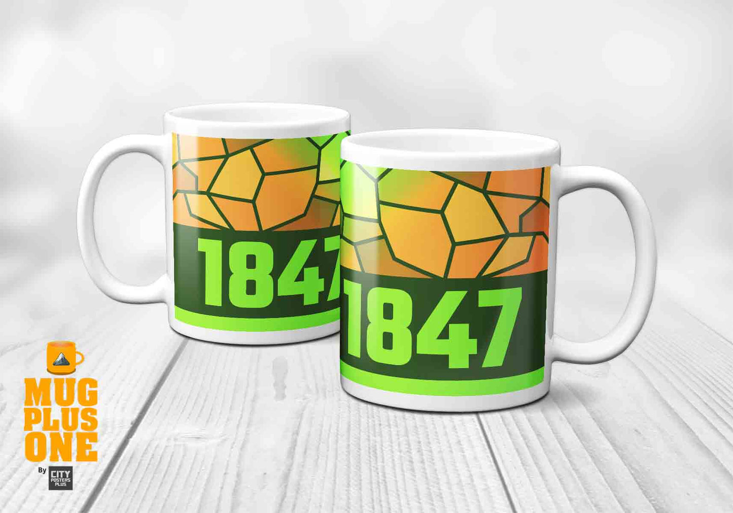 1847 Year Mug (11oz, Olive Green)
