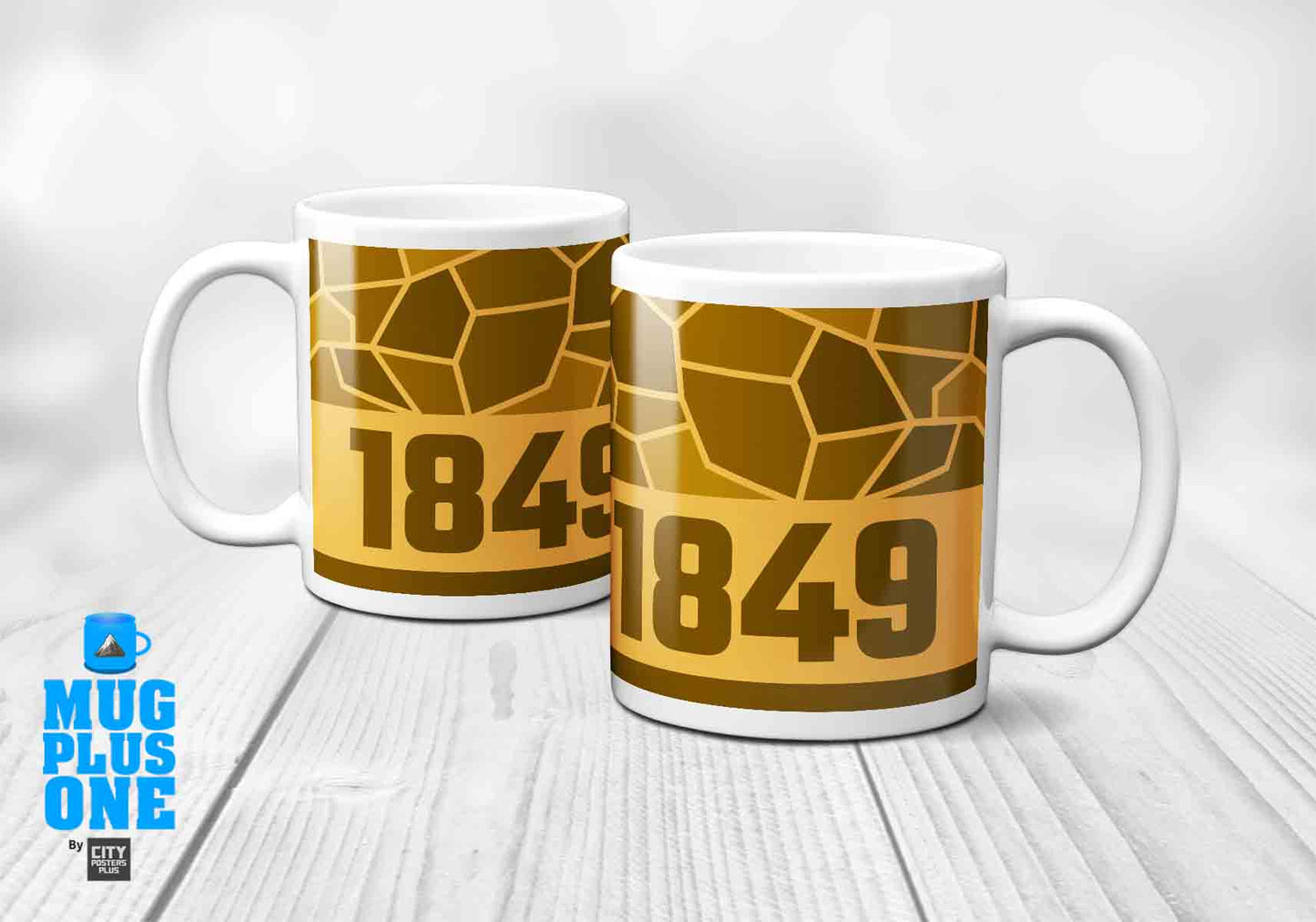 1849 Year Mug (11oz, Golden Yellow)