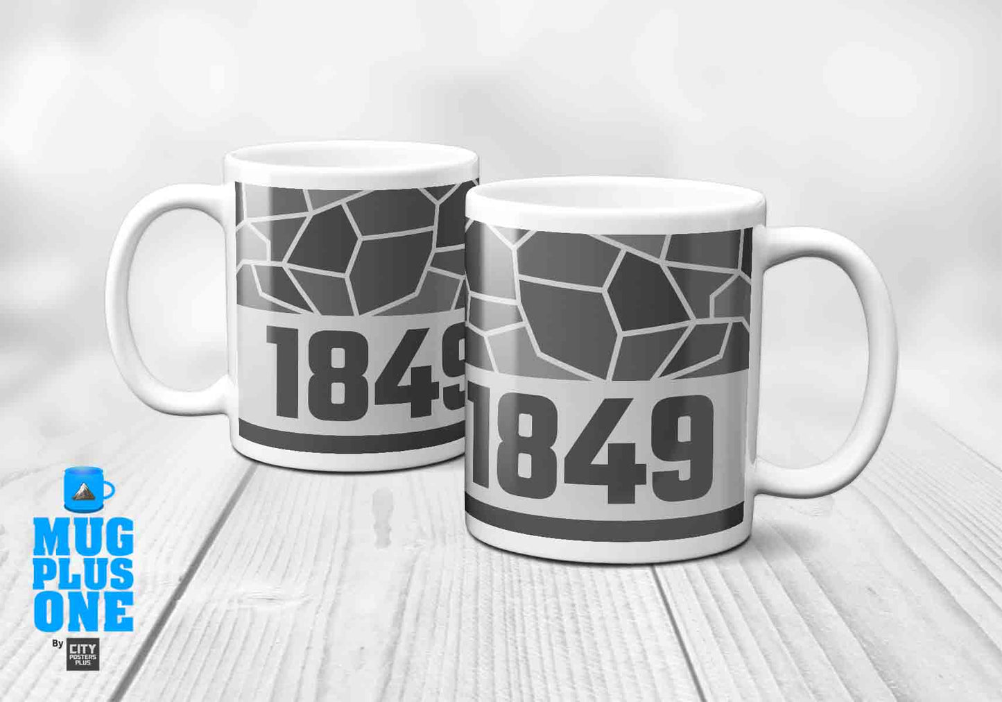 1849 Year Mug (11oz, Melange Grey)