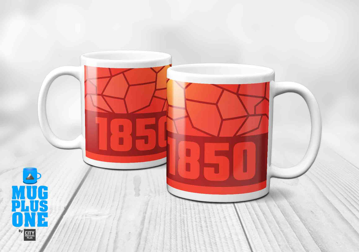 1850 Year Mug (11oz, Red)