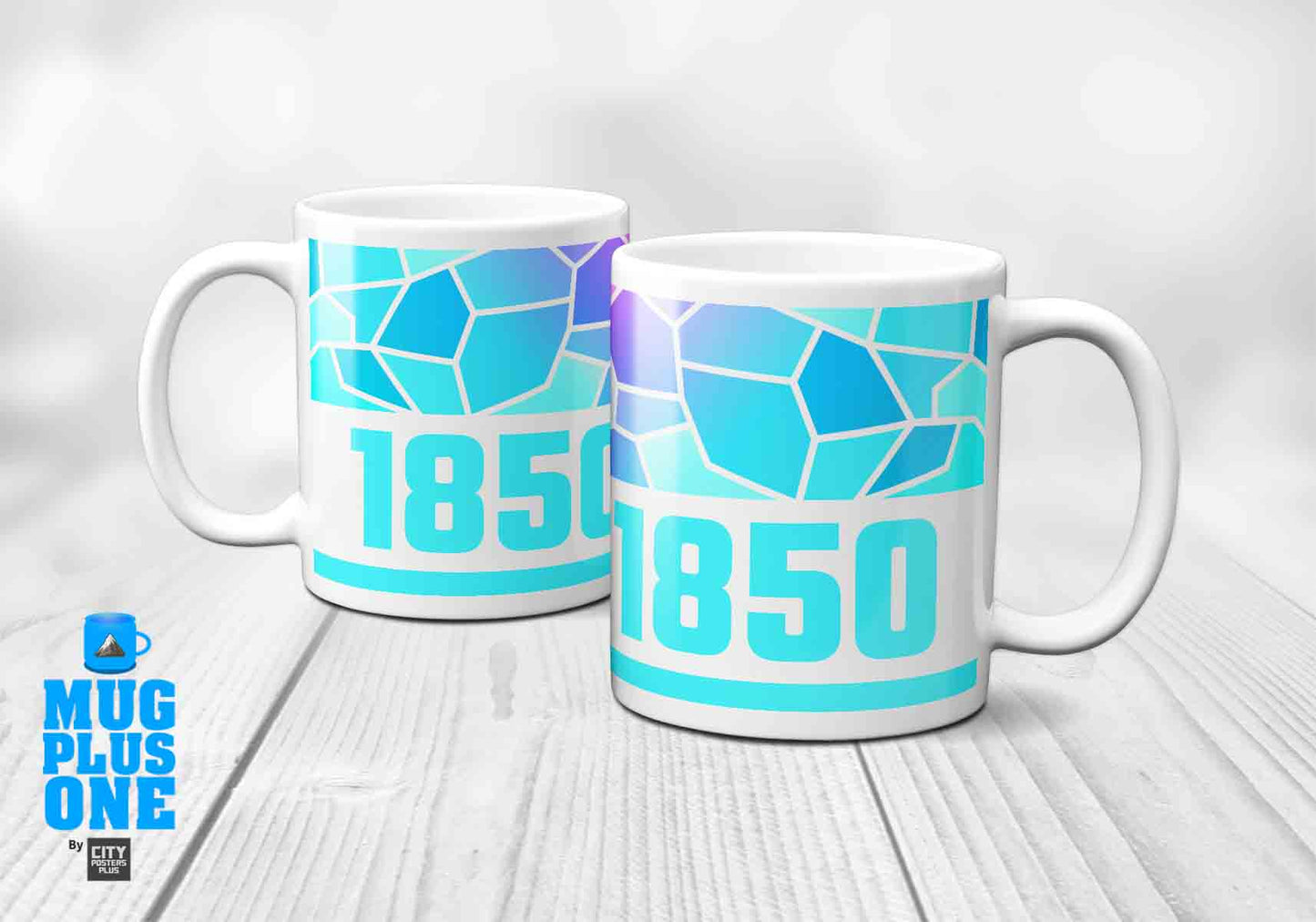 1850 Year Mug (11oz, White)