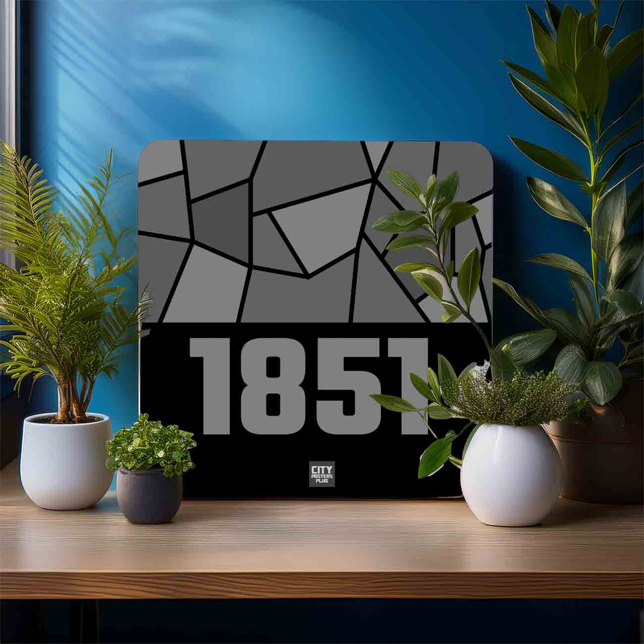 1851 Year Mousepad (Black)