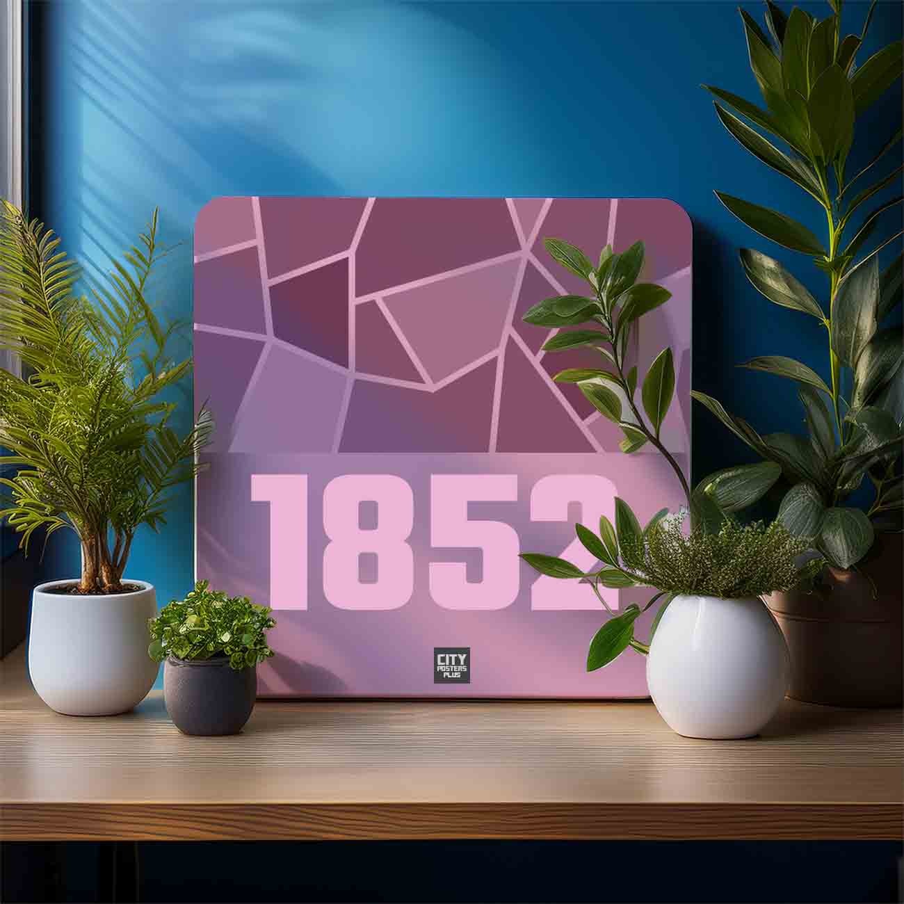 1852 Year Mousepad (Light Pink)
