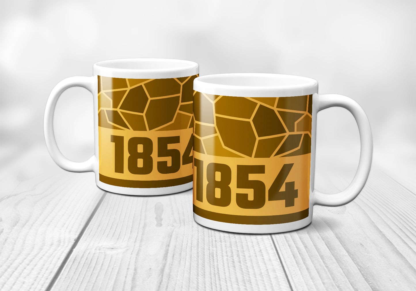 1854 Year Mug (11oz, Golden Yellow)
