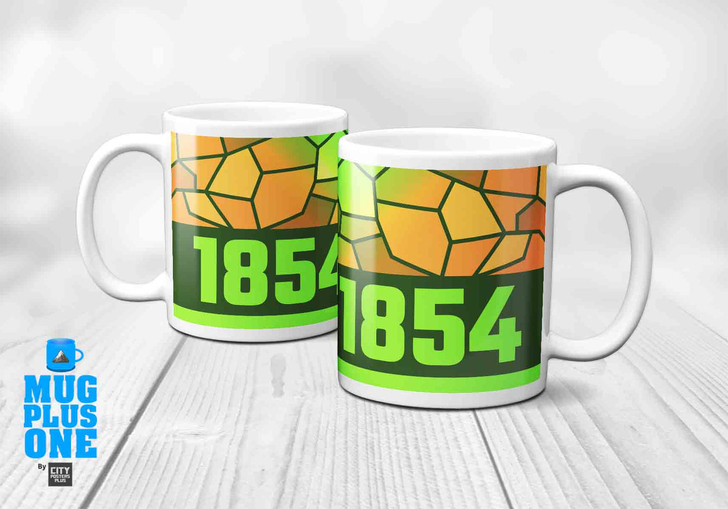 1854 Year Mug (11oz, Olive Green)