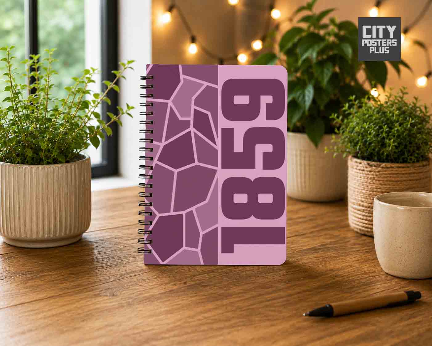 1859 Year Notebook (Light Pink)