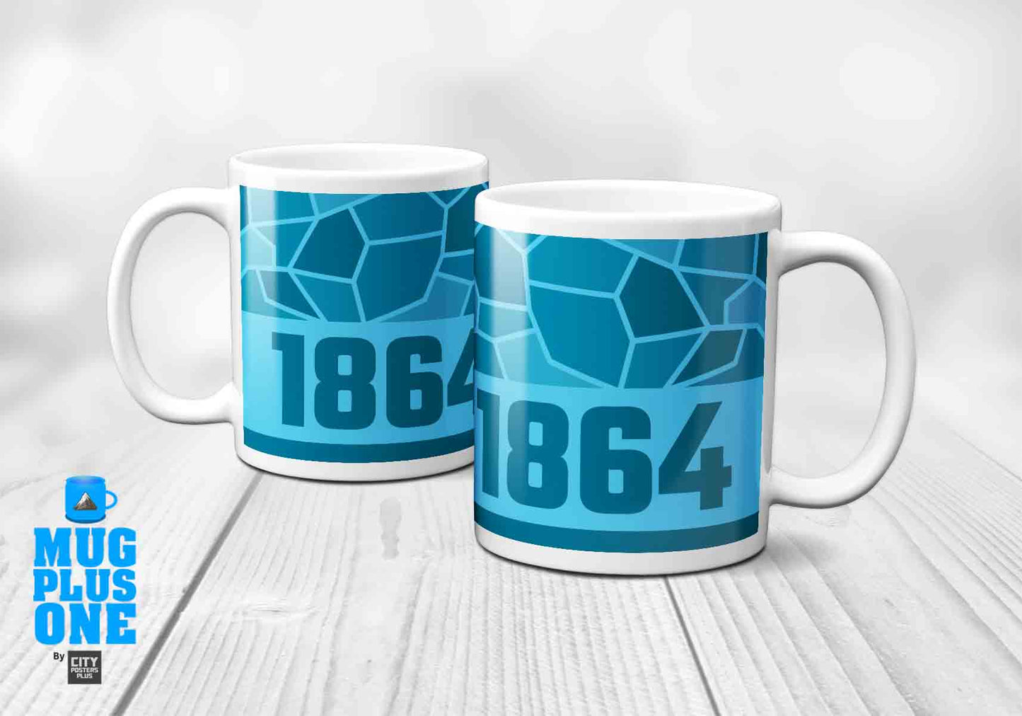 1864 Year Mug (11oz, Sky Blue)
