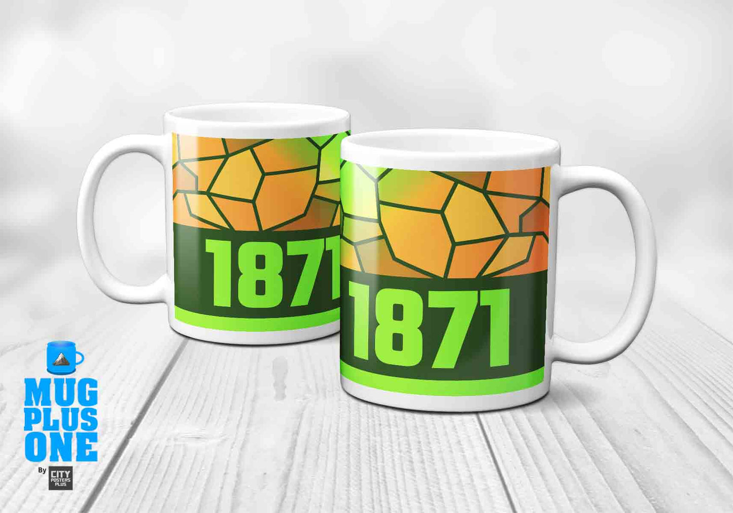 1871 Year Mug (11oz, Olive Green)