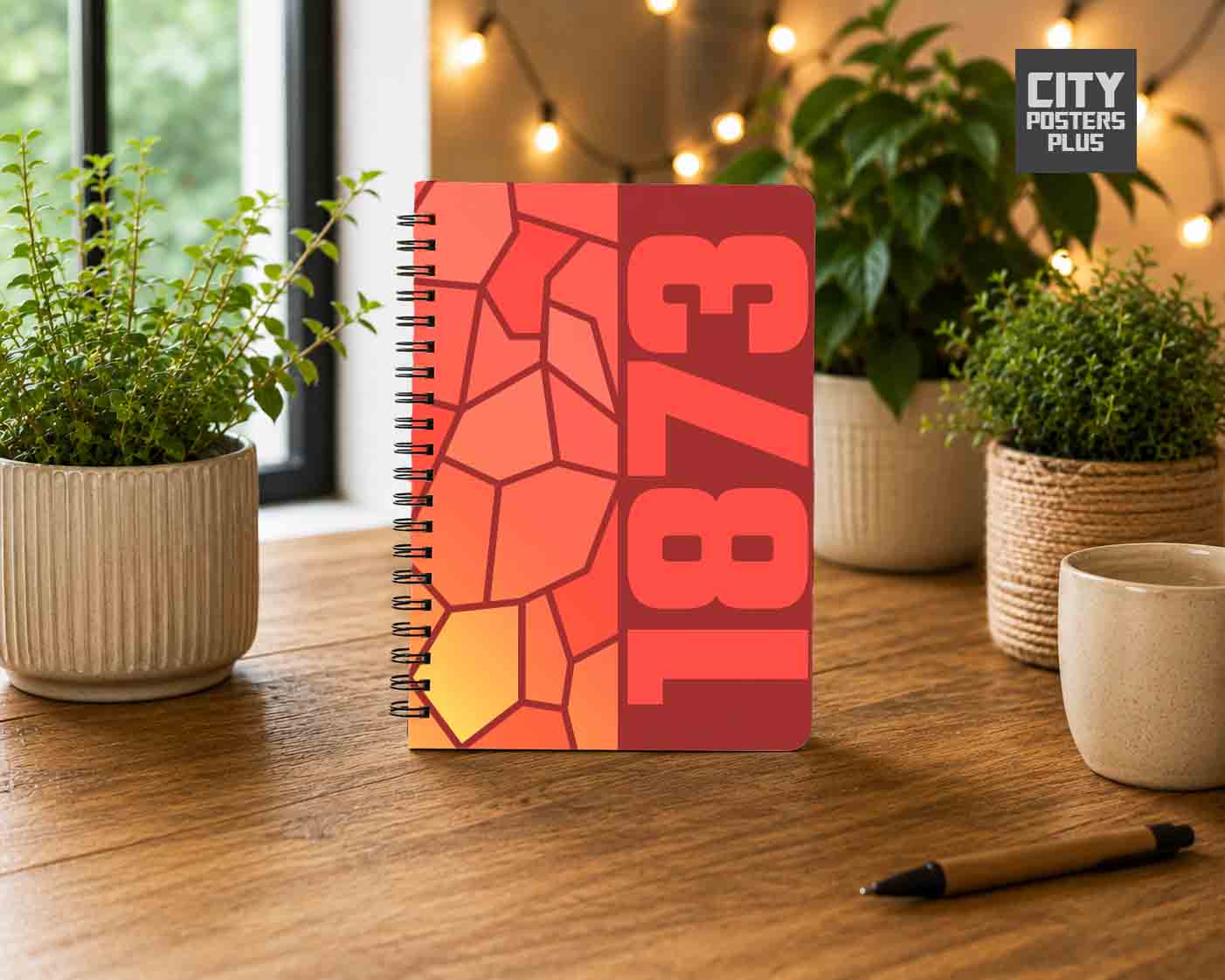 1873 Year Notebook (Red)
