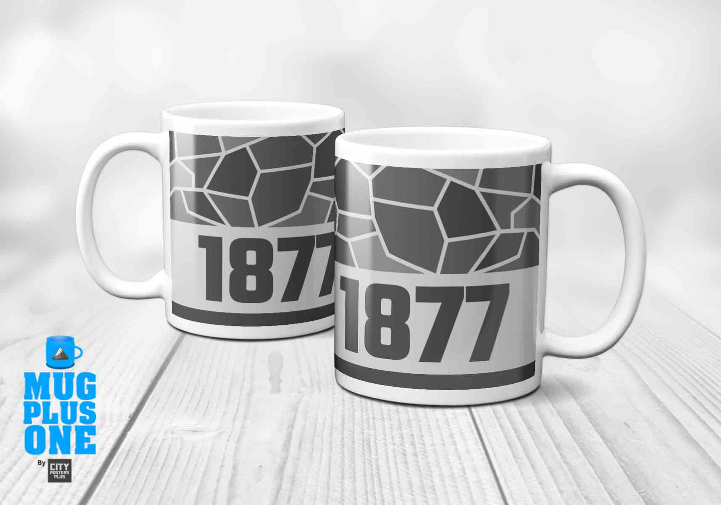 1877 Year Mug (11oz, Melange Grey)