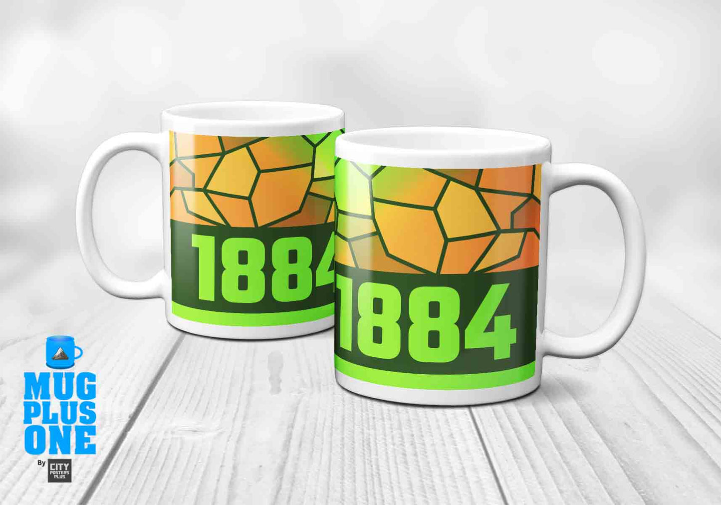1884 Year Mug (11oz, Olive Green)