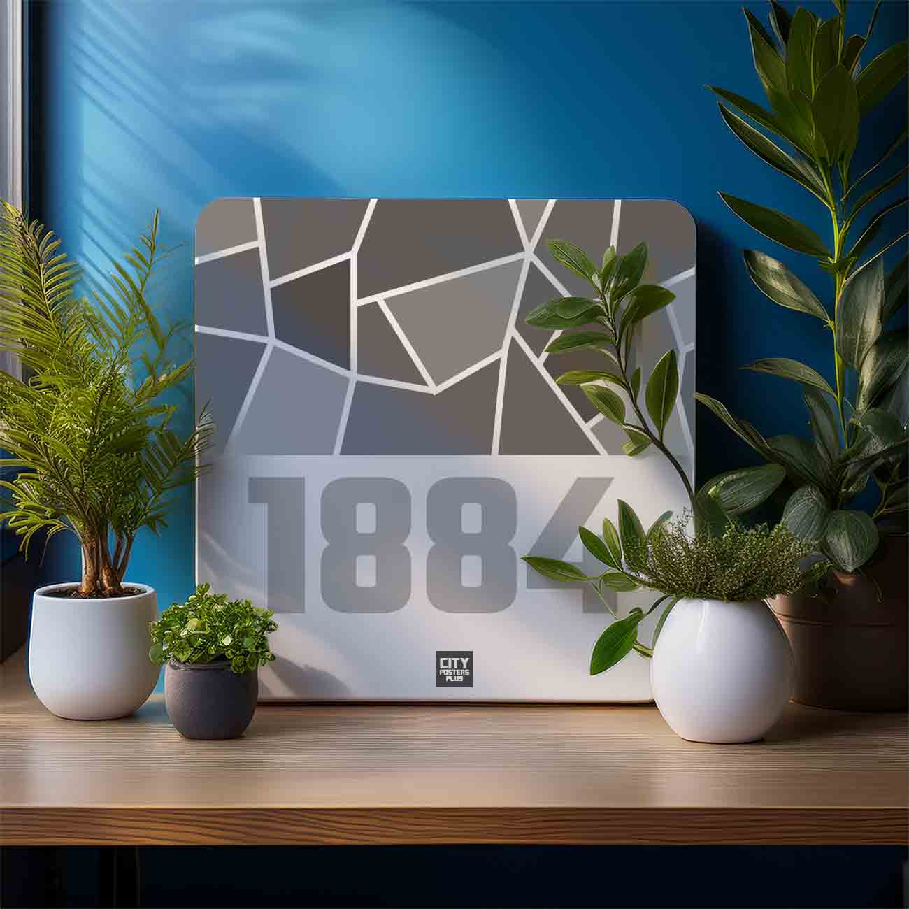 1884 Year Mousepad (White)