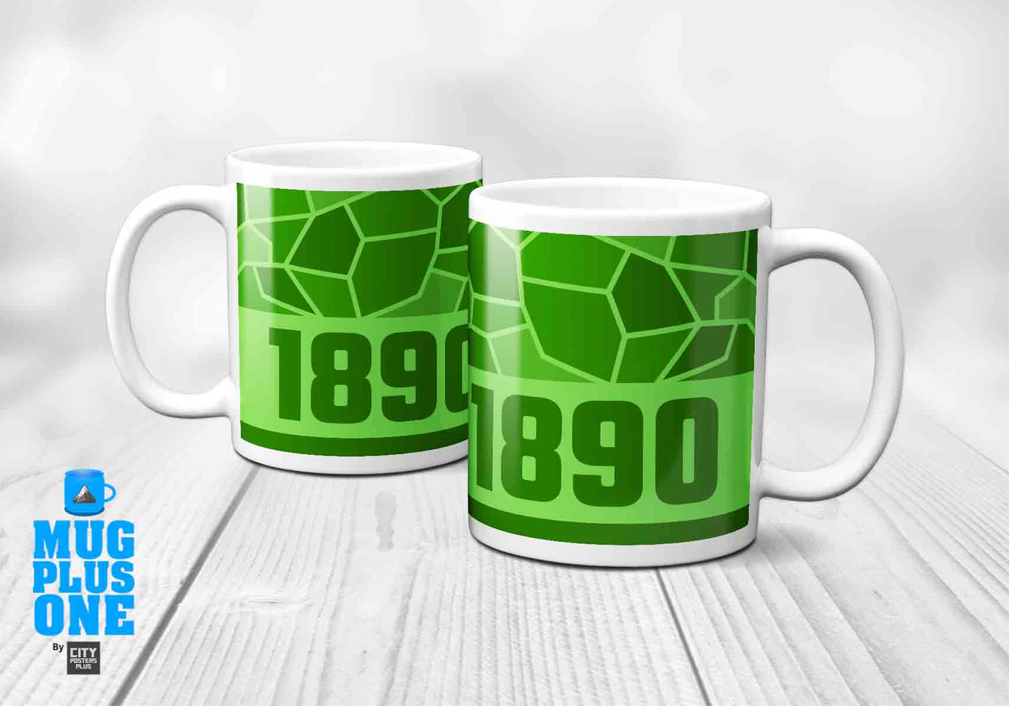 1890 Year Mug (11oz, Liril Green)