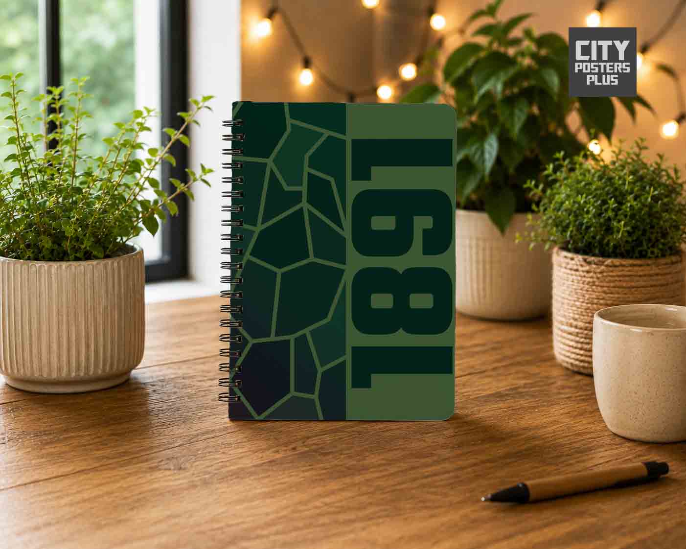 1891 Year Notebook (Olive Green)