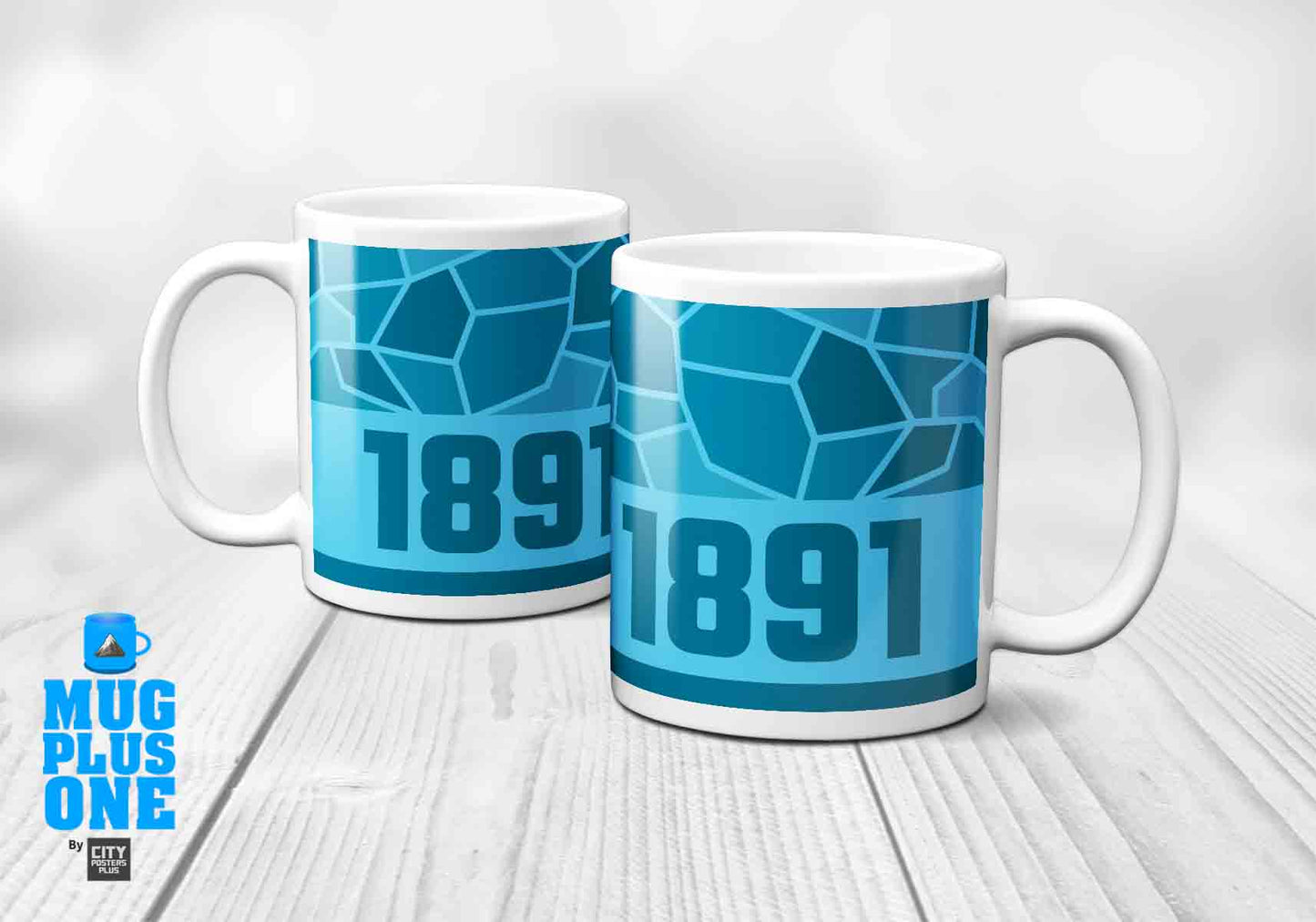 1891 Year Mug (11oz, Sky Blue)