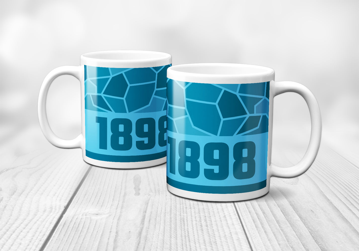 1898 Year Mug (11oz, Sky Blue)