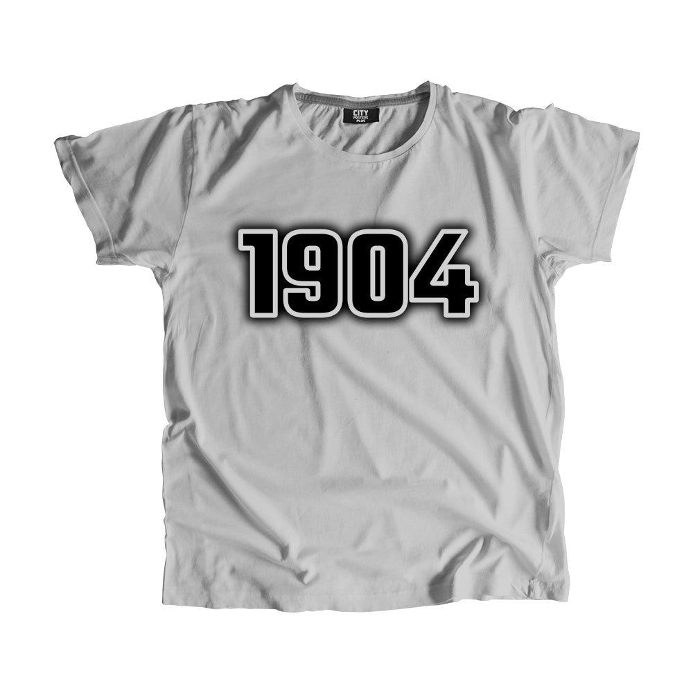 1904 Vintage Heritage Year Men Unisex T-Shirt (Melange Grey)