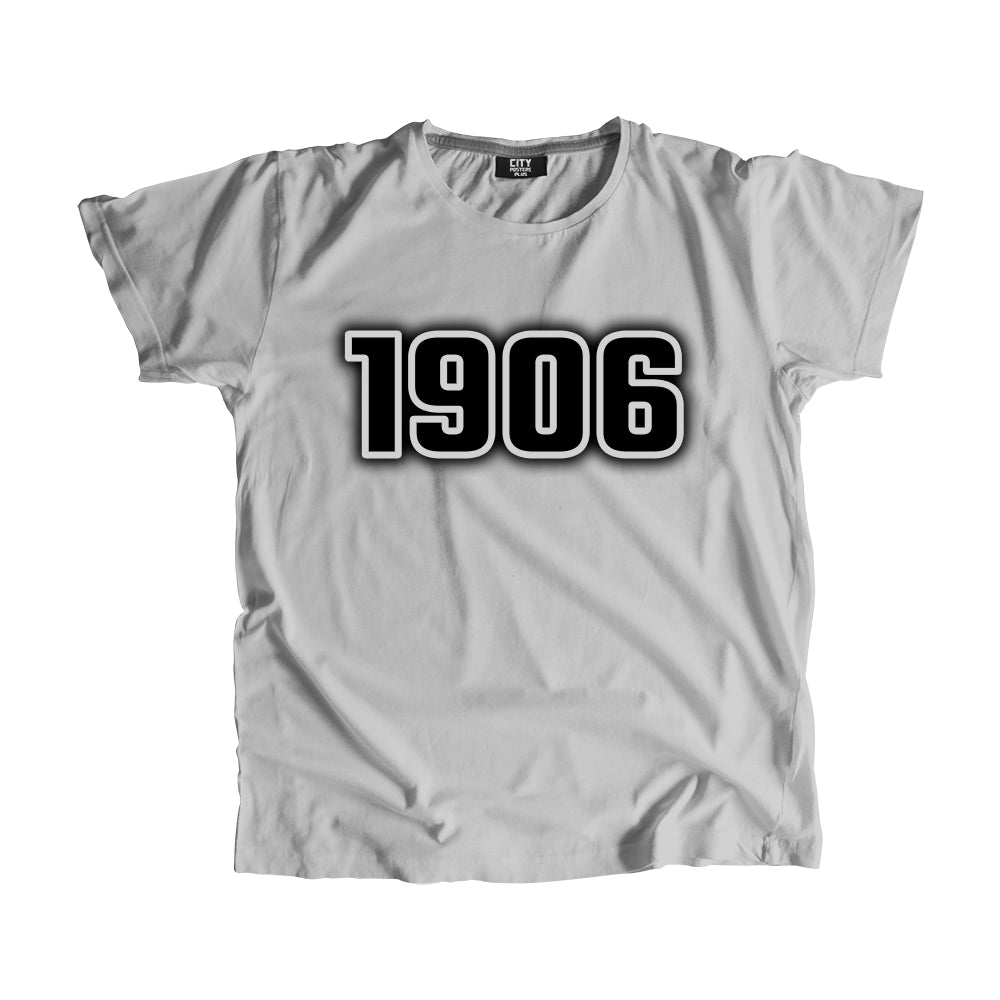 1906 Vintage Heritage Year Men Unisex T-Shirt (Melange Grey)
