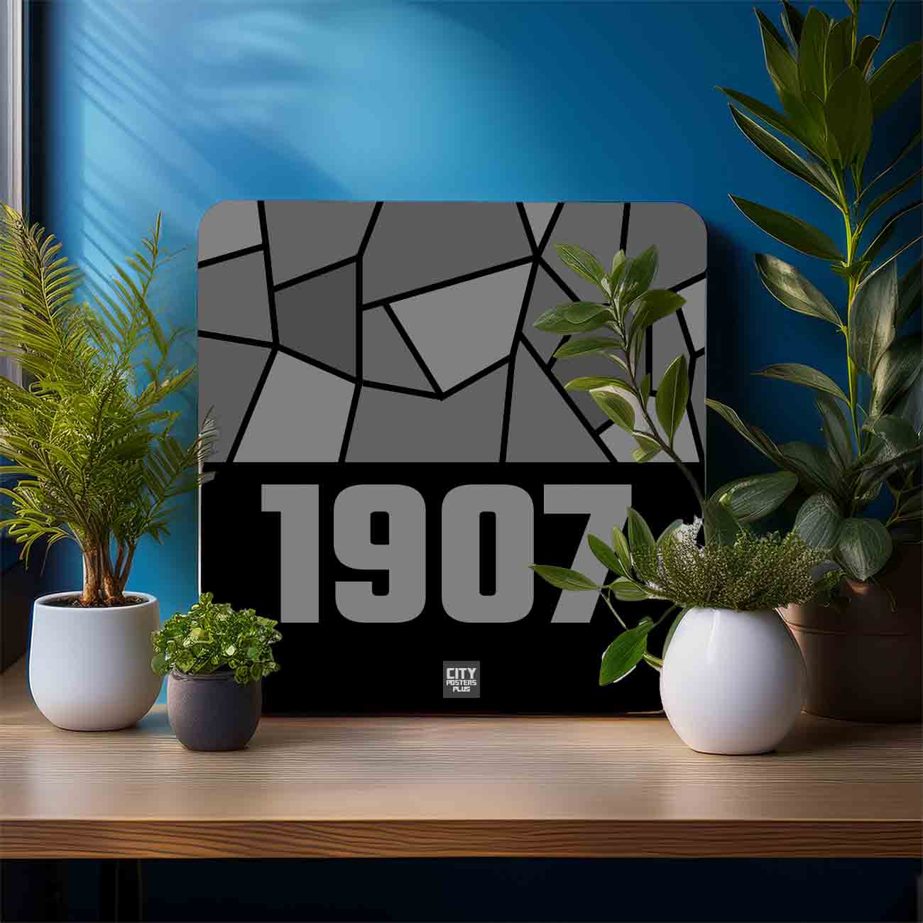 1907 Year Mousepad (Black)