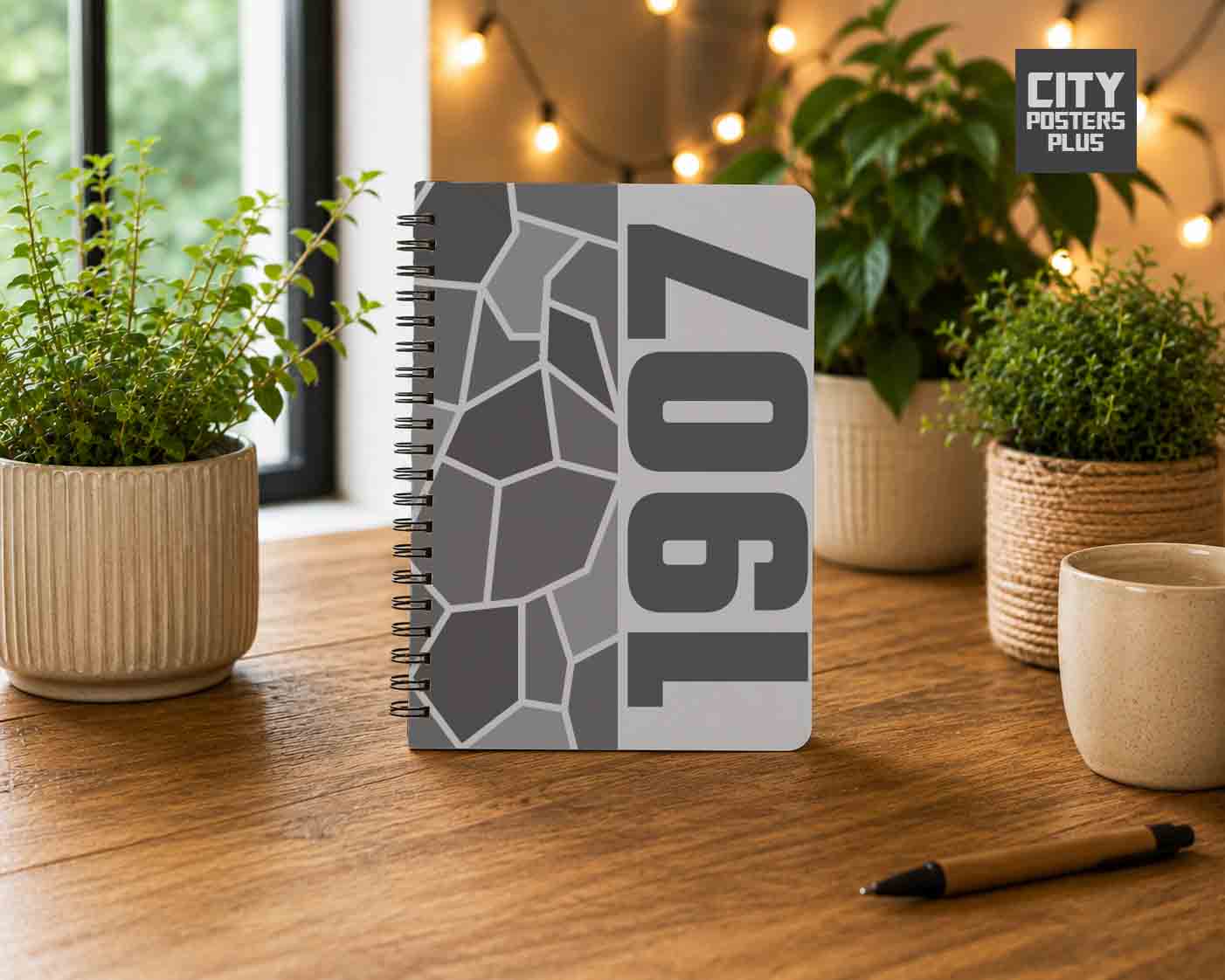 1907 Year Notebook (Melange Grey)