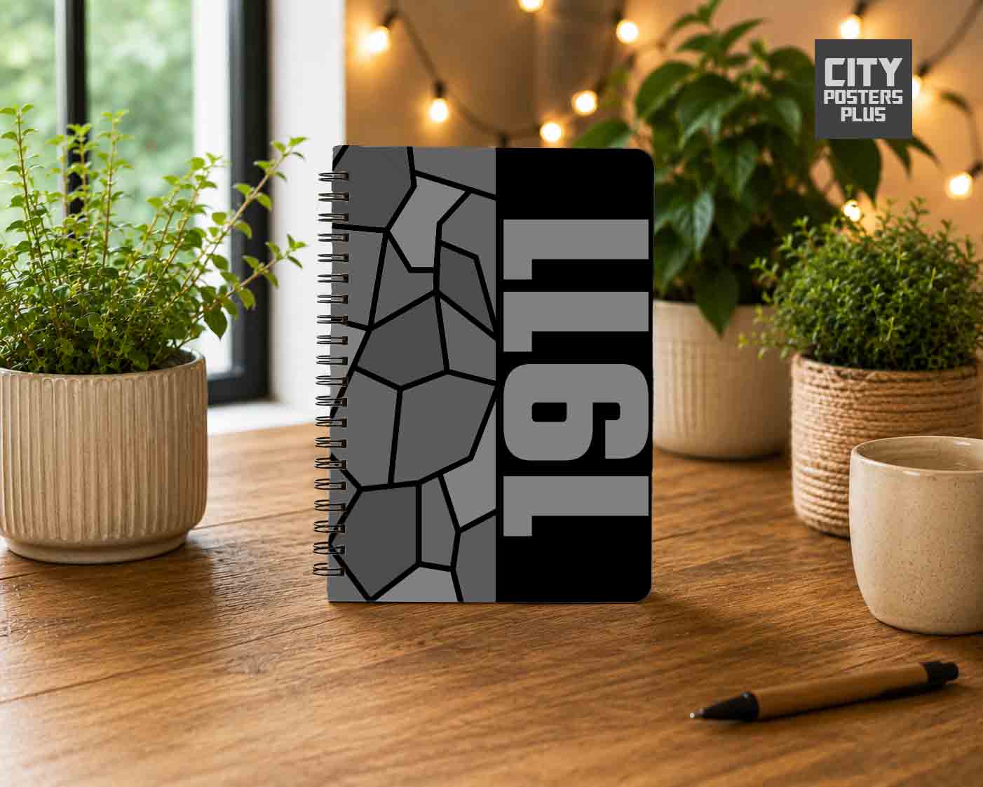 1911 Year Notebook (Black)