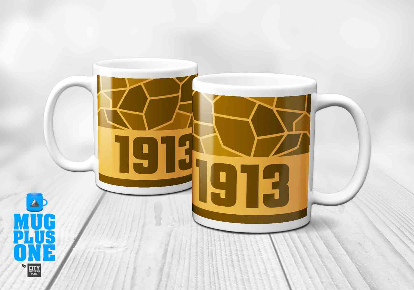 1913 Year Mug (11oz, Golden Yellow)