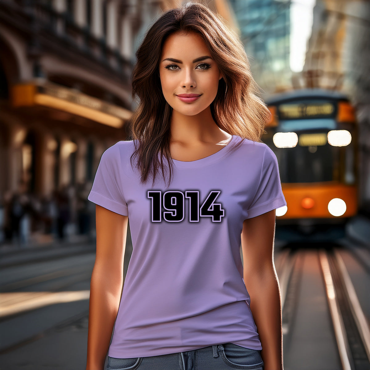 1914 Women T-Shirt | Vintage Birth Year Shirt | City Posters Plus