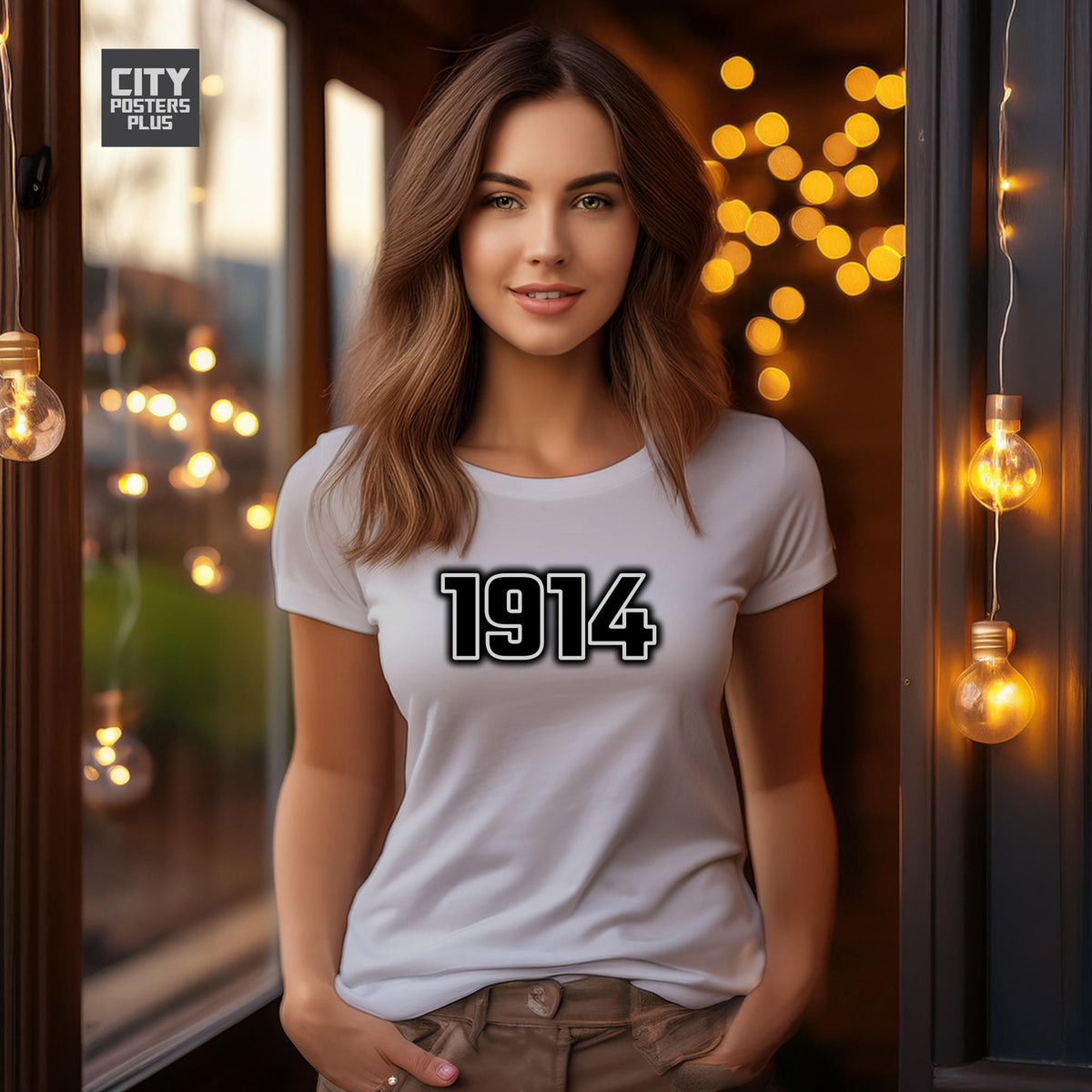 Year 1914 Vintage Birth Year Women T-Shirt