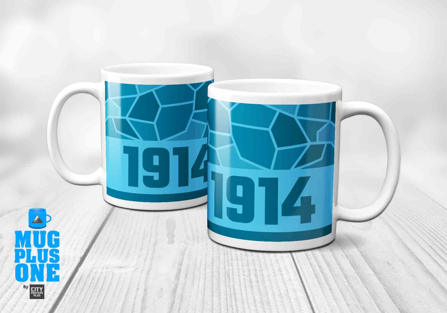 1914 Year Mug (11oz, Sky Blue)