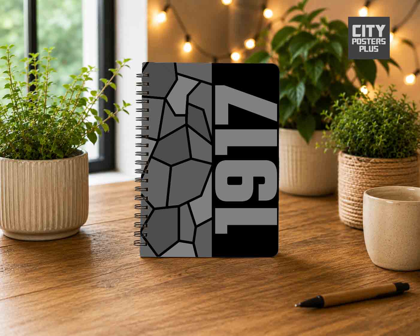 1917 Year Notebook (Black)